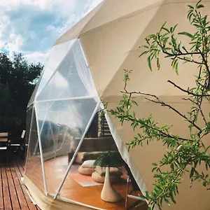 Glamping Geodesic Dome In Secluded Eco Retreat Campo de lujo